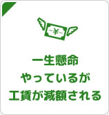 一生懸命やっているが工賃が減額される